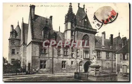 Cartes postales Bourges Facade du Palais Jacques Coeur