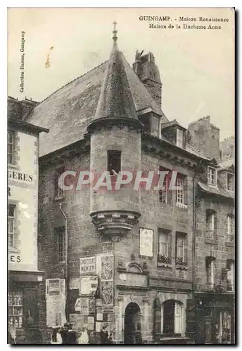 Ansichtskarte AK Guingamp Maison Renaissance Maison de la Duchesse Anne