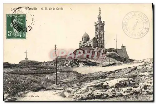 Cartes postales Marseille ND de la Garde