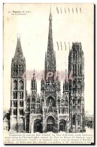 Cartes postales Rouen S Inf La Cathedrale