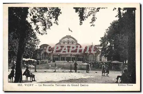 Cartes postales Vichy La Nouvelle Terrasse du Grand Casino