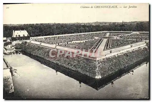 Ansichtskarte AK Chateau de Chenonceaux Les Jardins