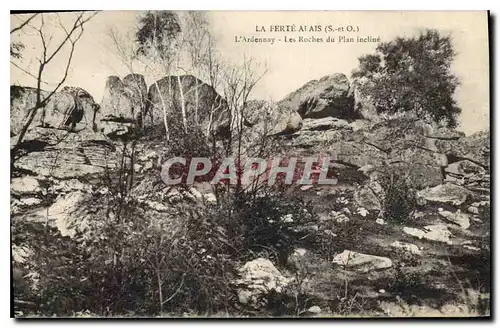 Ansichtskarte AK La Ferte Alais S et O L'Ardennay Les Roches du Plan incline