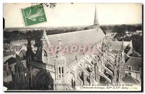 Ansichtskarte AK Vendome Nef et Arcs Boutants de l'Eglise da la Trinite