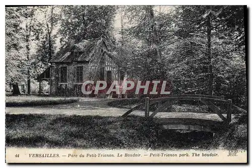 Cartes postales Versailles Parc du Petit Trianon Le Boudoir