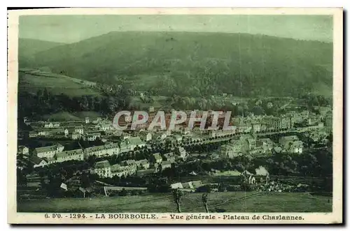 Cartes postales La Bourboule Vue generale Plateau de Charlannes