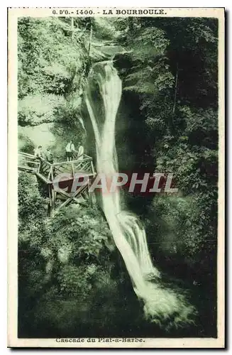 Cartes postales La Bourboule Cascade du Plat a Barbe