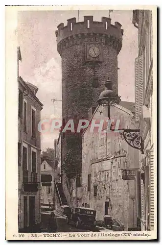 Cartes postales Vichy La Tour de l'Horloge