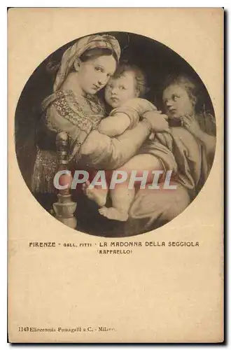 Ansichtskarte AK Firenze La Madonna della Seggiola