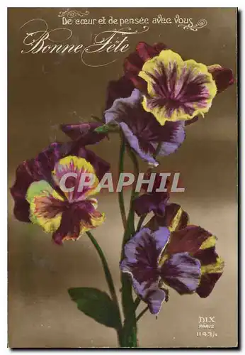 Cartes postales Bonne Fete Fleurs