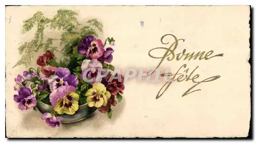 Cartes postales Bonne Fete Fleurs