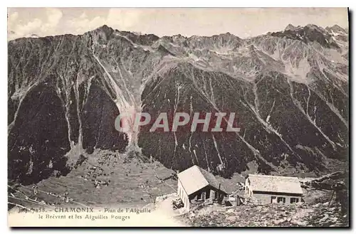 Cartes postales Chamonix Plan de l'Aiguille le Brevent et les Aiguilles Rouges