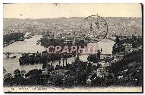 Cartes postales Rouen Vue generale