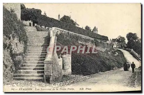 Cartes postales Avallon Les Terreaux de la Petite Porte