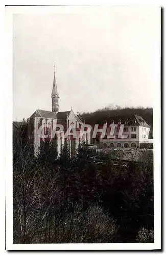 Ansichtskarte AK Abbaye de la Pierre Qui Vire L'Eglise et l'Ecole