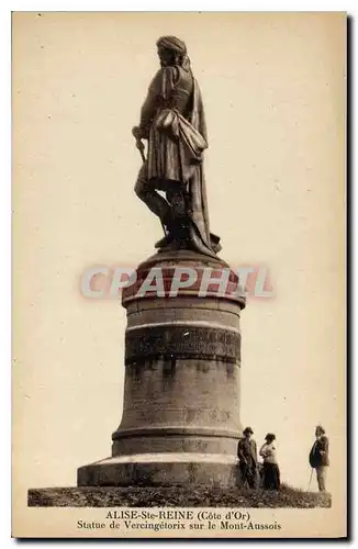 Ansichtskarte AK Alise Ste Reine Cote d'Or Statue de Vercingetorix sur le Mont Aussois