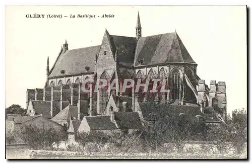 Ansichtskarte AK Clery Loiret La Basilique Abside