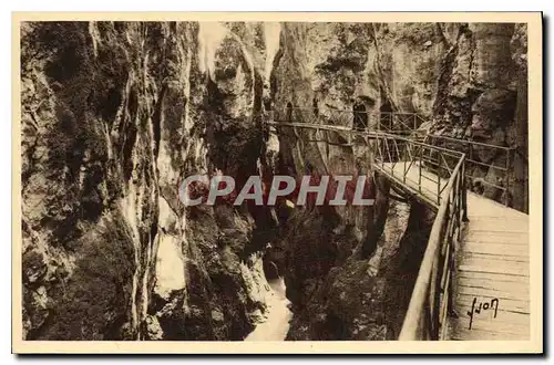 Ansichtskarte AK Gorges du Fier hte Savoie Interieur des Gorges