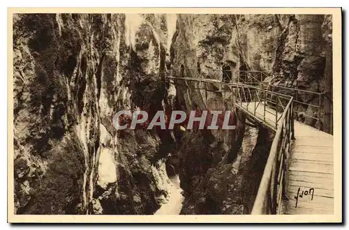Cartes postales Gorges du Fier hte Savoie Interieur des Gorges