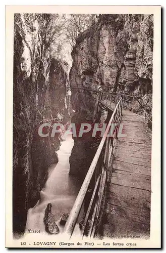 Ansichtskarte AK Lovagny Gorges du Fier Les Fortes Crues