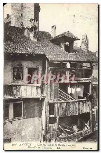 Ansichtskarte AK Annecy une Maison de la Rampe Perriere Tourelle du Chateau