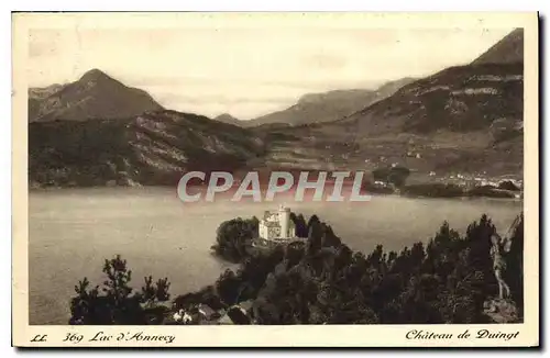 Cartes postales Lac d'Annecy Chateau de Duingt