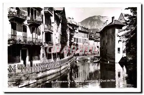 Ansichtskarte AK Annecy La Venise savoyarde Quai de L'Ile