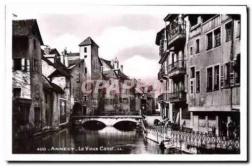 Ansichtskarte AK Annecy Le Vieux Canal