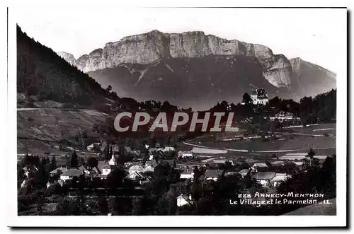 Cartes postales Annecy Menthon Le Village et le Parmelan