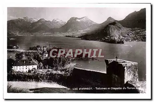 Cartes postales Lac d'Annecy Talloires et Chapelle du Toron