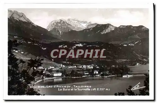 Cartes postales Lac d'Annecy Talloires La Baie et la Tournette