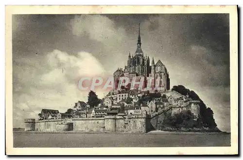 Ansichtskarte AK Le Mont Saint Michel Vue generale face Est