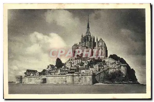 Cartes postales Le Mont Saint Michel Vue generale face Est