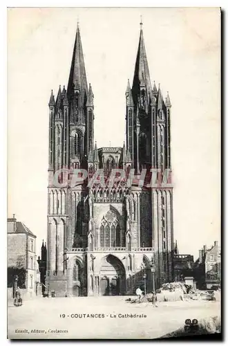 Cartes postales Coutances La Cathedrale