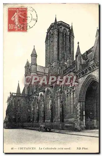 Cartes postales Coutances La Cathedrale cote nord