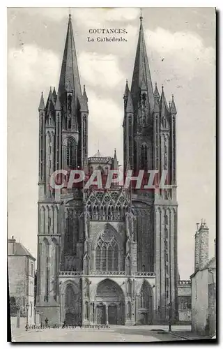 Cartes postales Coutances La Cathedrale