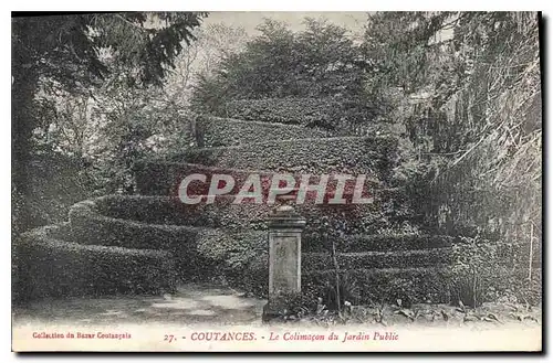 Cartes postales Coutances Le Colimacon du Jardin Public