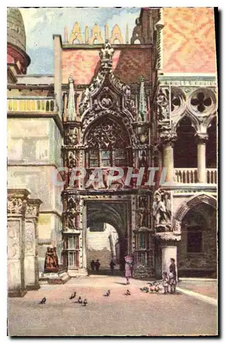 Cartes postales Venezia Porte de la Carta Lion