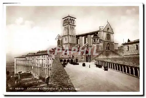 Cartes postales Assisi Chiesa E Convento di S Francesco