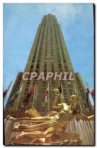 Cartes postales moderne RCA Building New York Citi the highest building in Rochefeller