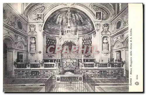 Cartes postales Roma Altare Maggiore della chiesa di S Cecilia