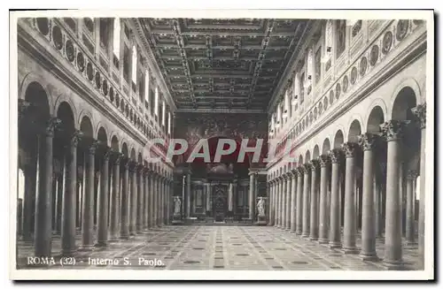 Cartes postales Roma Interno S Paolo