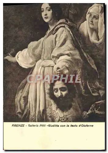 Ansichtskarte AK Firenze Galleria Pitti Giuditta con la testa d'Oloferne