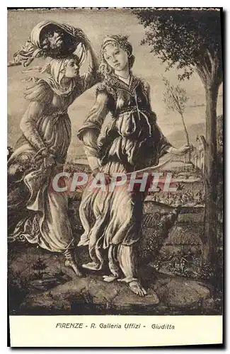 Ansichtskarte AK Firenze R Galleria Uffizi Giuditta