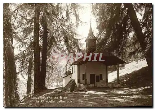 Ansichtskarte AK Les Mayens de Sion la Chapelle Catholique