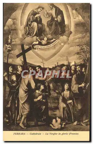 Cartes postales Ferrara Cattedrale la Vergine in Gloria Francia