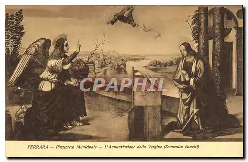 Cartes postales Ferrara Pinacoteca Municipale L'Annunziazione della Vergine Domenico Panetti
