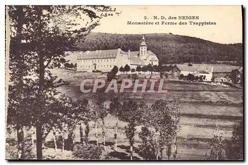 Ansichtskarte AK N D des Neiges Monastere et Ferme des Trappistes