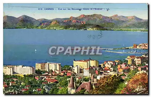 Ansichtskarte AK Cannes vue sur les Nouveaux hotels et l'Esterel