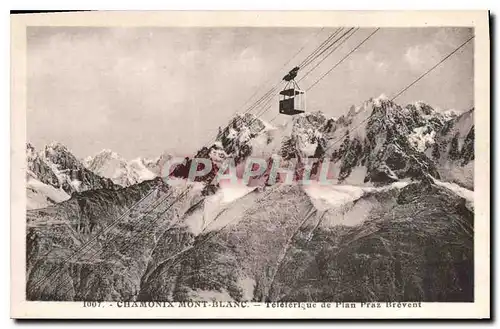 Cartes postales Chamonix Mont Blanc Teleferique de Plan Praz Brevent